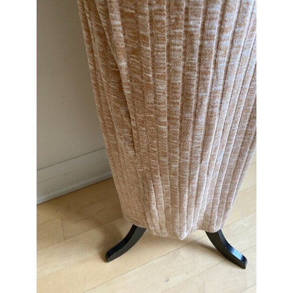 Vero Moda BNWOT women sz Large "Nille" ribbed long sleeve dress split sides - Picture 4 of 8